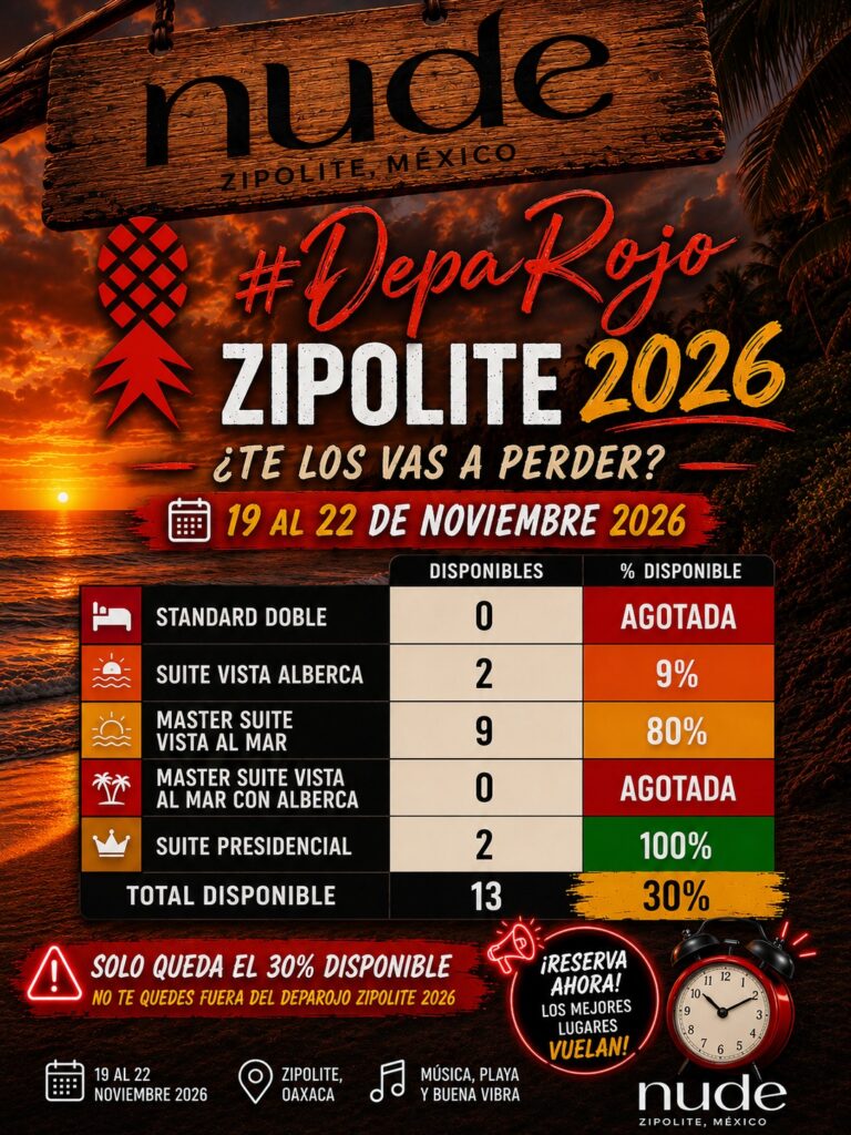 DepaRojo Zipolite 2026