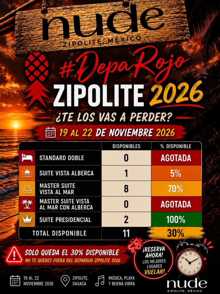 DepaRojo Zipolite 2026
